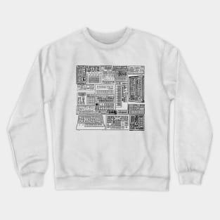 Synthesizer and Drum machine Square collection Crewneck Sweatshirt